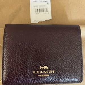 Coach Small Snap Wallet Credit Card Holder